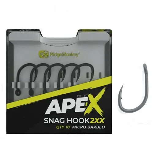 Ridgemonkey Ape-X Snag Hook 2XX Size 6