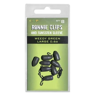 ESP RONNIE CLIP AND TUGNSTEN SLEEVE   LARGE  WEEDY GREEN