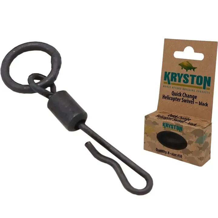 KRYSTON QUICK CHANGE HELICOPTER SWIVEL BLACK TALLA 10 KRAC57