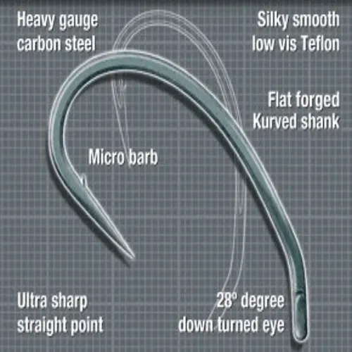 Korda Anzuelo Kurv Shank Size 4