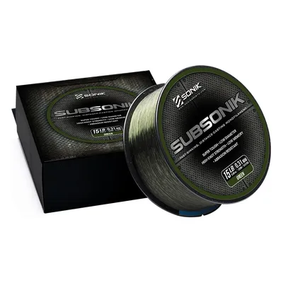 SONIK SUBSONIK MONOFILAMENTO   12 LB 0.28 MM  GREEN