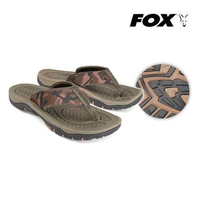Fox Flip Flop Camo Khaki Size 43