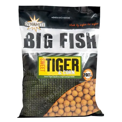 DYNAMITE BAITS BOILIES BIG FISH SWEEET TIGER & CORN 20 MM ADY041522