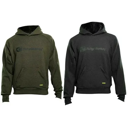 Ridgemonkey Apearel Dropback Microflex Hoody Green Size M