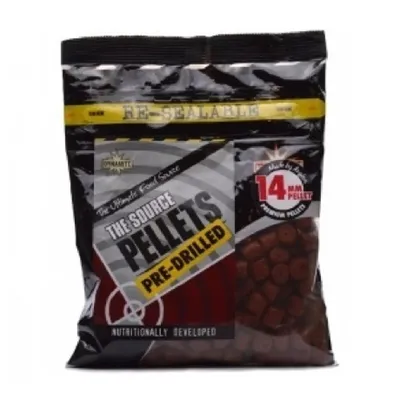 DYNAMITE BAITS THE SOURCE PELLETS PRE DRILLED 14MM 350G DY148