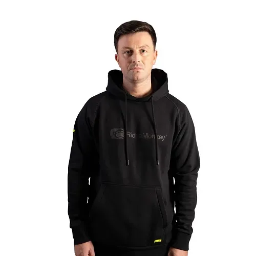 Ridgemonkey Apearel Dropback Microflex Hoody Black Size L