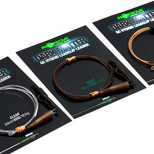 Korda Montaje Dark Matter Qc Swivel Leader 50Cm 40Lbrs 181Kg Gravel