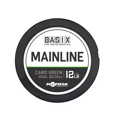 Korda Basix Mainline Camo Green 12lb 0,35mm 1000m