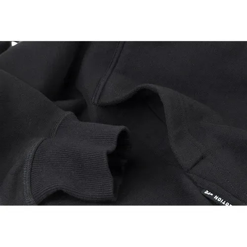 Fox Collection Black & Orange Hoodie Size S