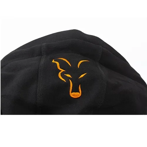 Fox Collection Black & Orange Hoodie Size 2XL