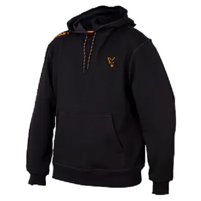 Fox Collection Black & Orange Hoodie Size 3XL