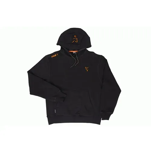 Fox Collection Black & Orange Hoodie Size 3XL