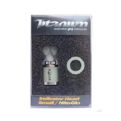 SOLAR TITANIUM INDICATOR HEAD SMALL NITE GLO