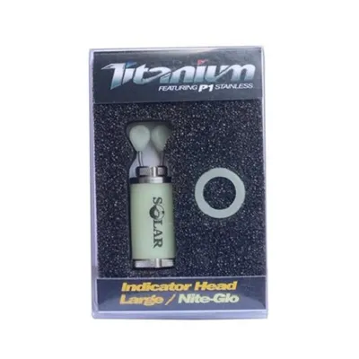 SOLAR TITANIUM INDICATOR HEAD LARGE NITE GLO