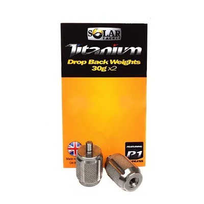 SOLAR TITANIUM DROP BACK WEIGHTS 30 G (2 UNIDADES)