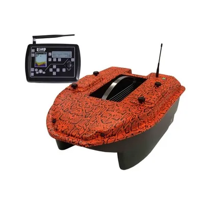 ELECTROCARP BARCO CEBADOR C3 CAMO SERPIENTE NARANJA SONDA + GPS
