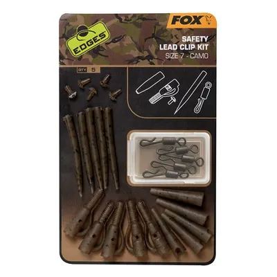 Fox Edges Camo Safety Lead Clip Kit Size 7