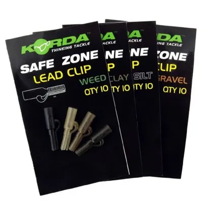 KORDA LEAD CLIP GRAVEL (10 UNIDADES) KLCSG