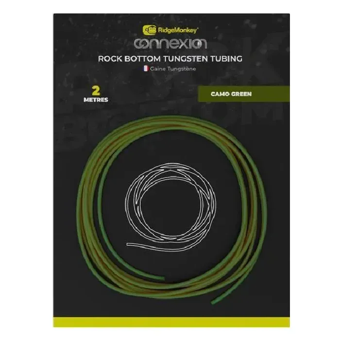 Ridgemonkey Connexion Rock Botton Tungsten Tubing Camo Green 2m