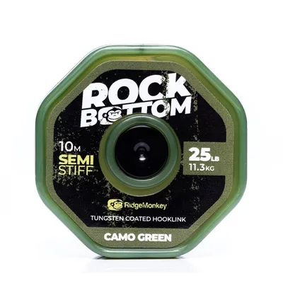 Ridgemonkey Rm-Tec Rock Bottom Tungsten Solf Coated Camo Green 25Lb
