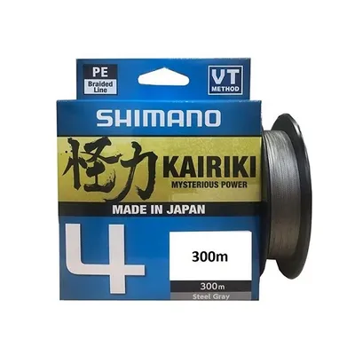 SHIMANO KAIRIKI 4 0.16MM 8.1KG 300M STEEL GRAY LDM64TE1516030S