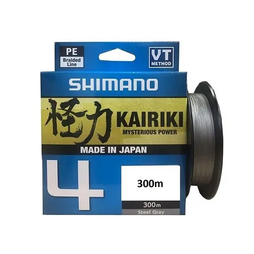 SHIMANO KAIRIKI 4 0.16MM 8.1KG 300M STEEL GRAY LDM64TE1516030S
