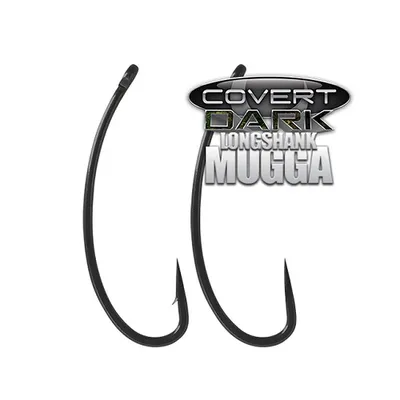 GARDNER COVERT DARK LONGSHANK MUGGA HOOKS B Nº 6 DLSMH6