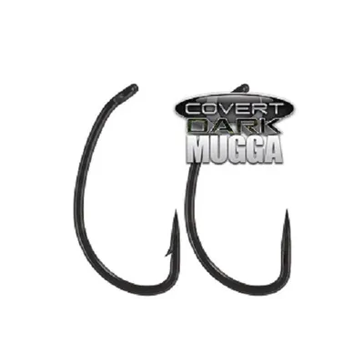 GARDNER COVERT DARK MUGGA HOOKS BARBED SIZE 6 DMH6