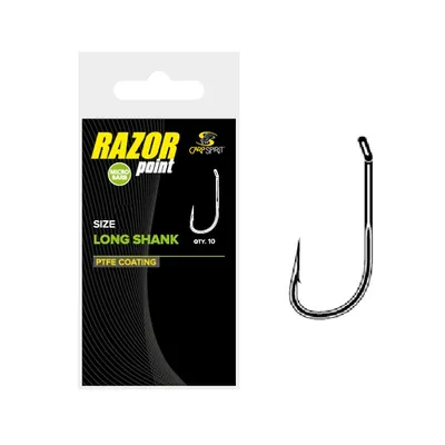CARP SPIRIT LONG SHANK SIZE 8 X10 ACS350034