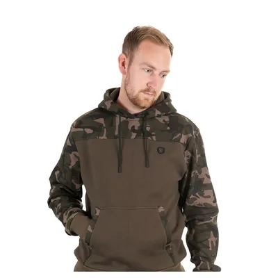 FOX KHAKI/CAMO HOODY Size L CFX057