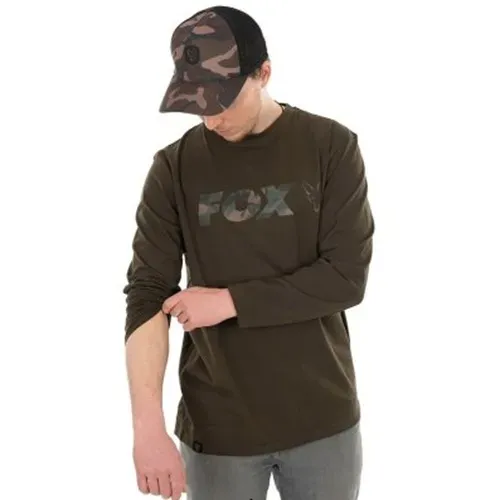 Fox Long Sleeve Shirt Khaki/Camo Size XL