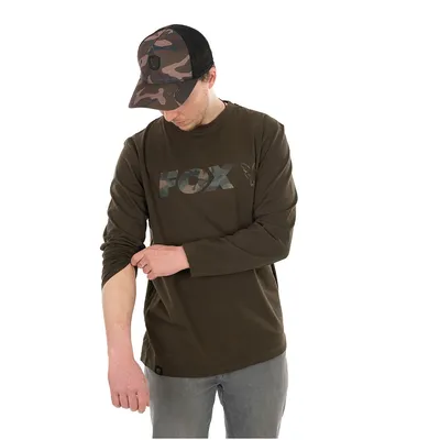 Fox Long Sleeve Shirt Khaki/Camo Size 2XL