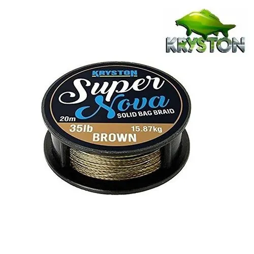 KRYSTON SUPER NOVA SOLID BAG BRAID WEED GREEN 35LB KR SU6
