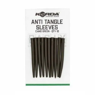 Korda Anti-enredos Basix Anti Tangle Sleeves Camo Green