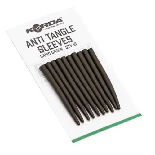 Korda Anti-enredos Basix Anti Tangle Sleeves Camo Green
