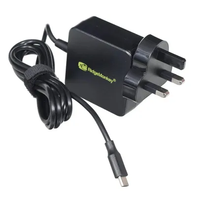 Ridgemonkey Vault 45w USB C Mains Power Adaptor