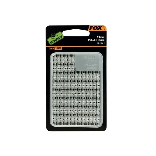 Fox Edges Pellet Pegs 11mm X2 Clear