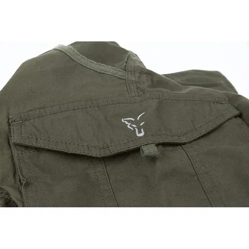 Fox Collection Green & Silver Combat Trousers Shorts Size S