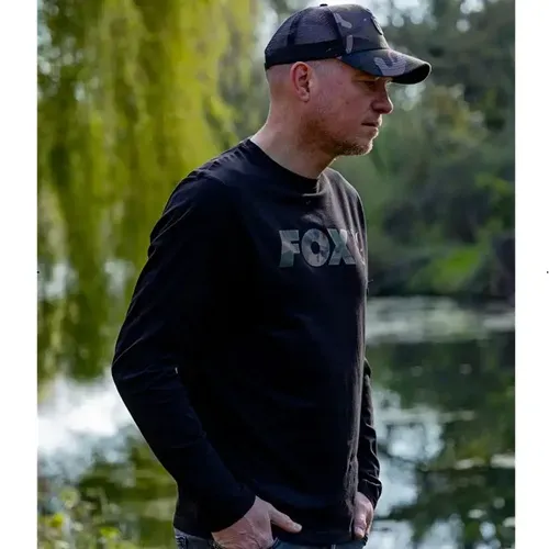 Fox Long Sleeve Black/Camo Shirt Size M