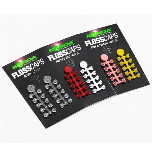 Korda Floss Caps Pink & Yellow