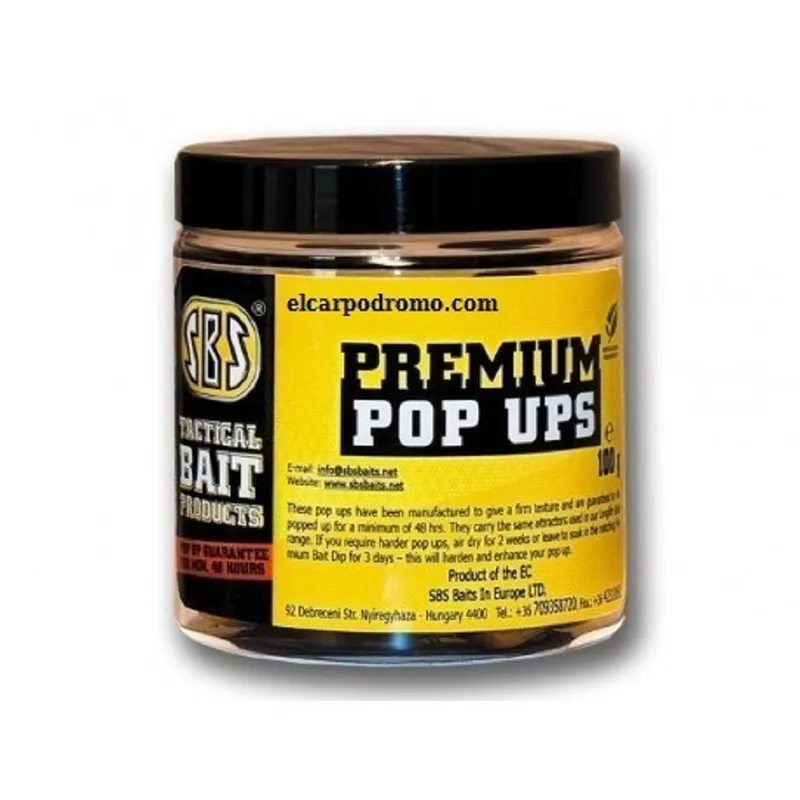 SBS PREMIUM POP UPS M1 ROJO 16-18-20 MM 100 G 11108