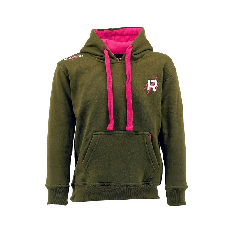 RAPTOR JUNIOR HOODIE OLIVE/PINK 12 AÑOS PROV0275