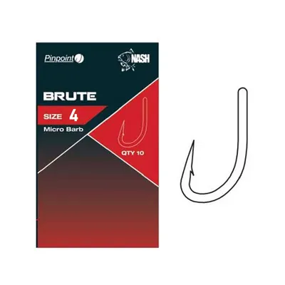 Nash Brute Hook Micro Barbed Size 4