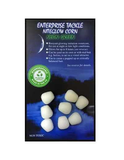 ENTERPRISE TACKLE NITEGLOW CORN NEON GREEN ET13NG