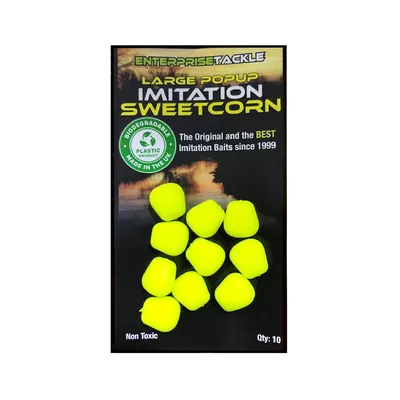 ENTERPRISE TACKLE LARGE POPUP IMITATION SWEETCORN AMARILLO FLURO ET13LFY
