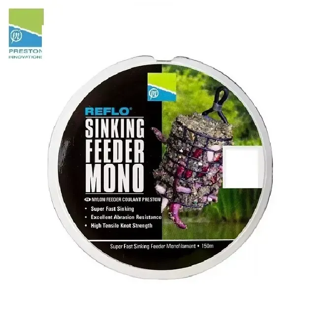 PRESTON INNOVATIONS REFLO SINKING FEEDER MONO 0.23MM 6LB 2.72KG 150M PSFM23