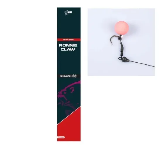 Nash Ronnie Claw Sklinlink Micro Barb 25Lb Size 4