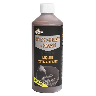 DYNAMITE BAITS SPICY SHRIMP & PRAWN LIQUID ATTRACTANTS 500ML DY1262