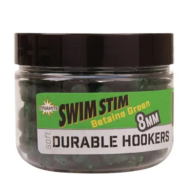 DYNAMITE BAITS DURABLE HOOK PELLETS SWIM STIM BETAINE GREEN 8MM DY1440