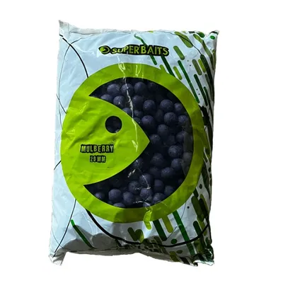 SUPERBAITS BOILIES MULBERRY 20MM 5KG